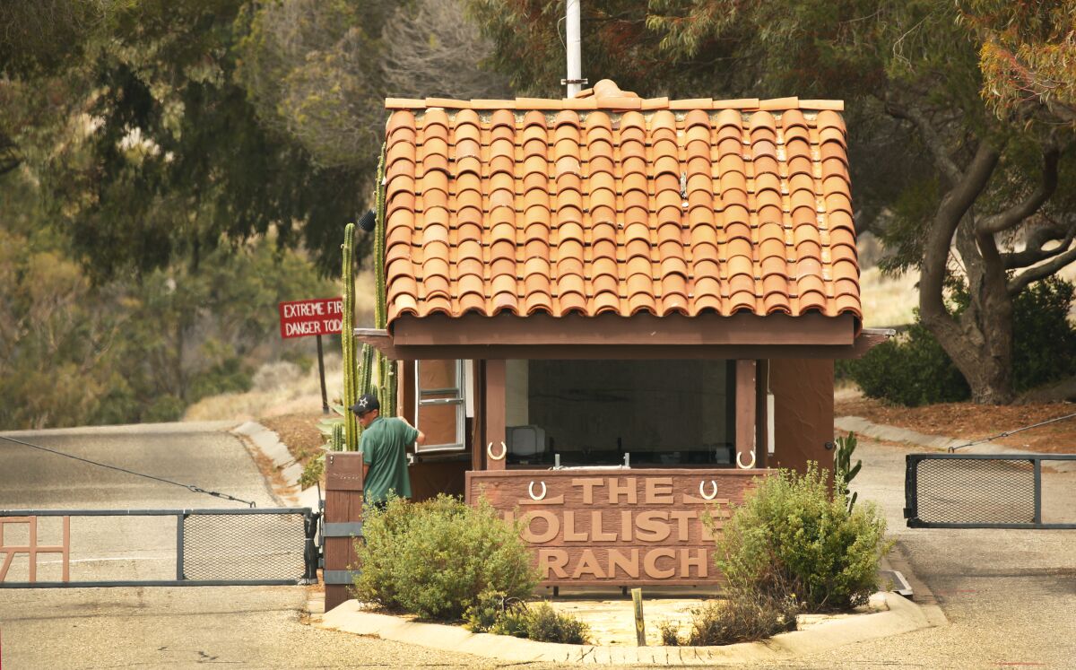 Hollister Ranch gatehouse 