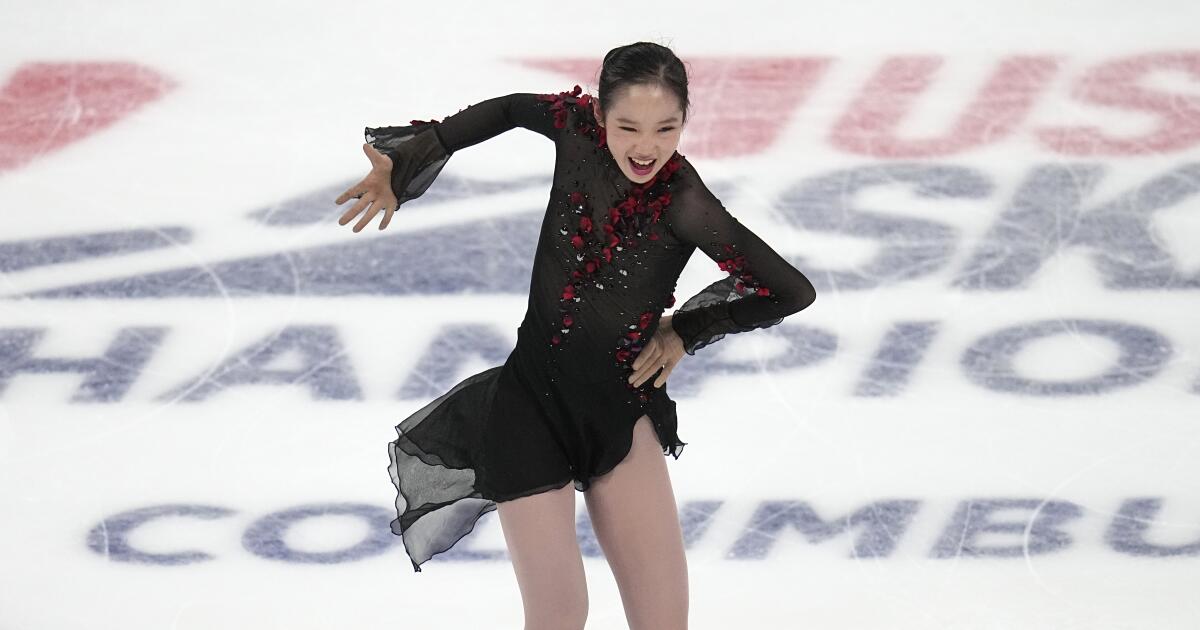 Josephine Lee, 16, announces her presence in figure skating