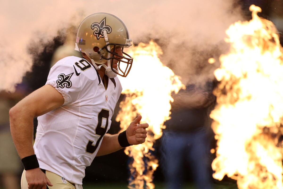 Drew Brees will lead the Saints through the fires of the NFC South.