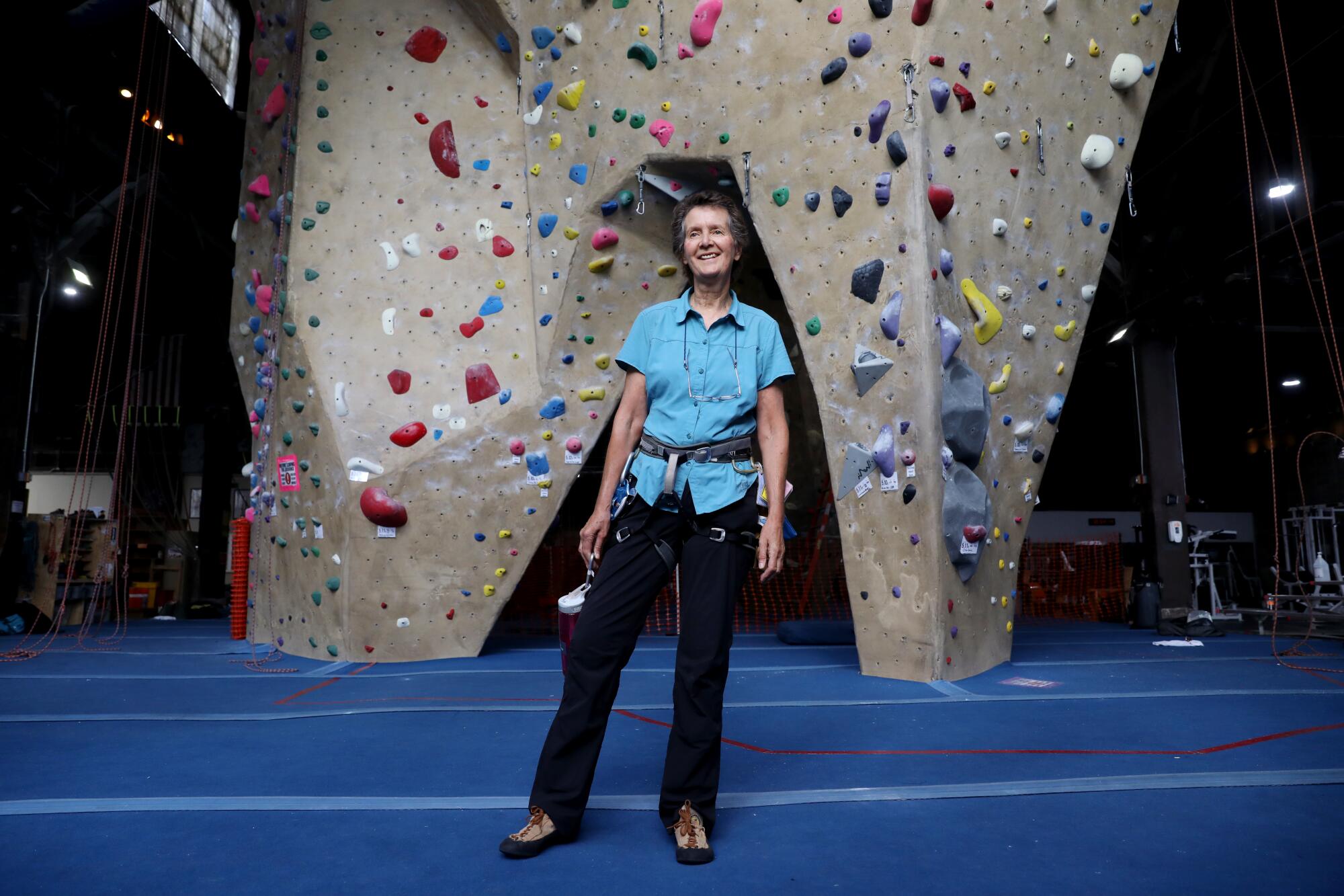 Dierdre Wolownick, mother of rock climbing expert Alex Honnold,  began climbing at 58