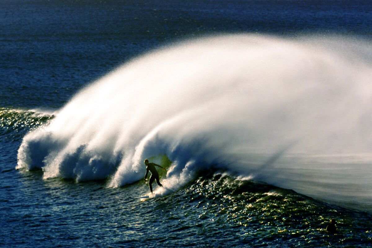 Damaging gusts and waves could affect east-facing harbors such as Avalon and Two Harbors on Catalina Island.