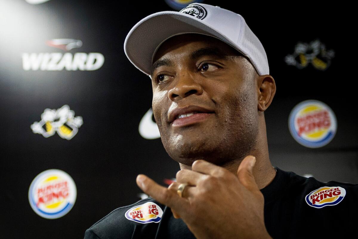 UFC fighter Anderson Silva tested positive for a performance-enhancing substance last year.