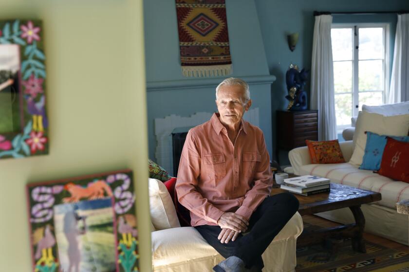 LOS ANGELES-CA-JUNE 1, 2021: David Valdes is photographed at home in Los Angeles on Tuesday, June 1, 2021. (Christina House / Los Angeles Times)