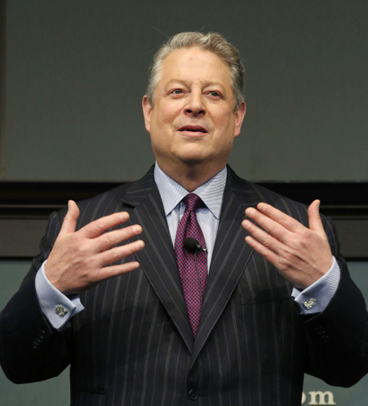 Al Gore promotes his new book, "The Future," at Barnes & Noble Union Square in New York City.