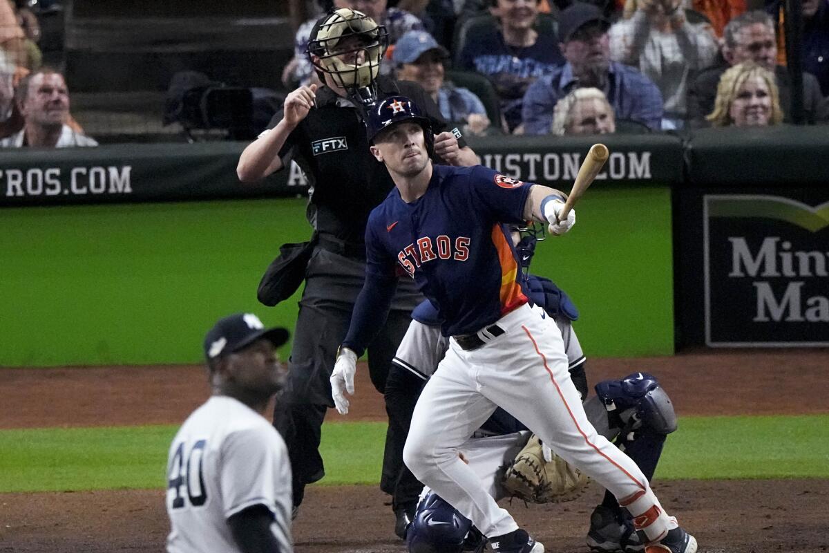 Alex Bregman leads way as Houston Astros go two up on Yankees in ALCS, MLB