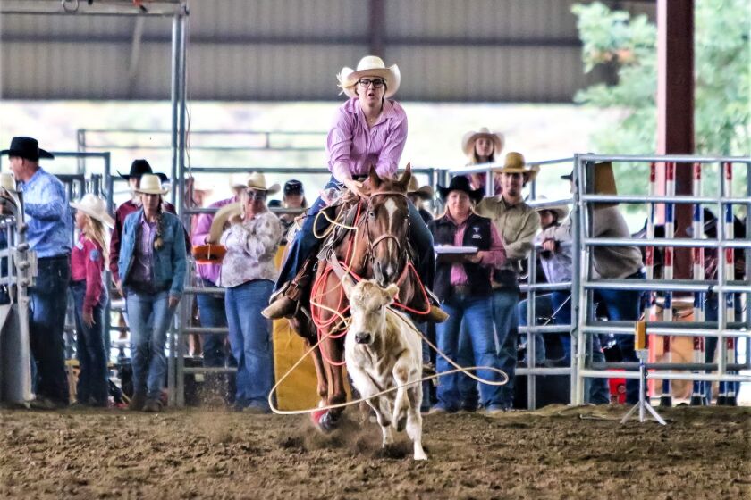 Madi Deskovick competes in California High School Rodeo Association and California Junior Rodeo Association events.