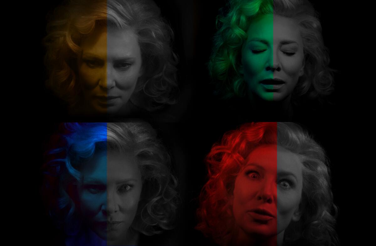 An image from Marco Brambilla's video "The Four Temperaments (Cate)."