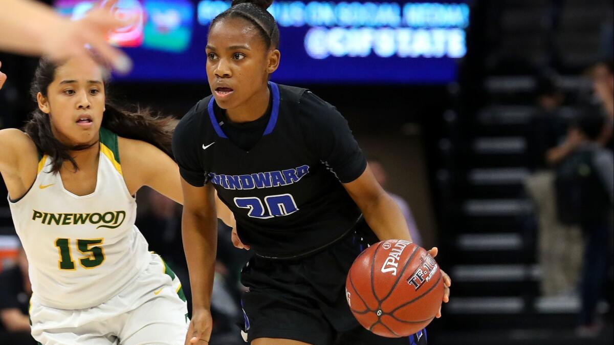 Charisma Osborne led Windward to the Southern Section Open Division championship this season.