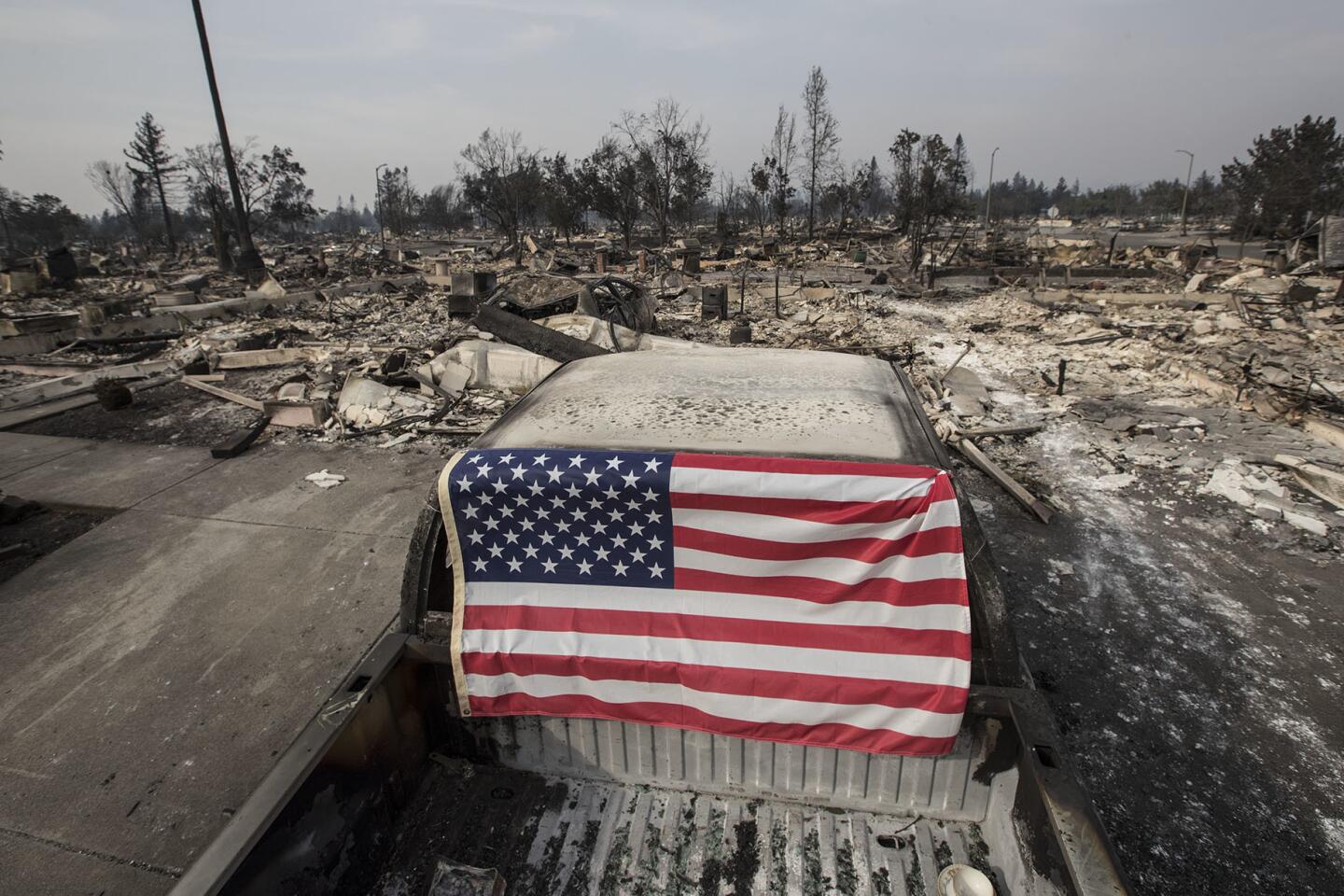 Devastating wildfires in Northern California