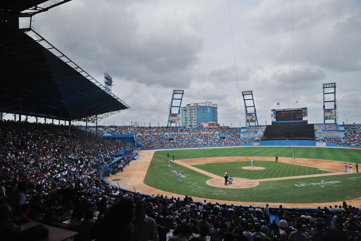 El Estadio Latinoamericano, de la Habana.