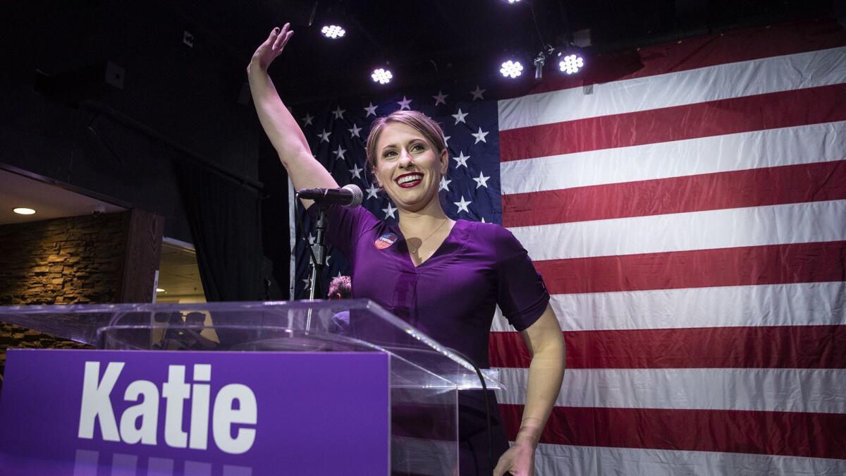 Democrat Katie Hill won a close race against Rep. Steve Knight (R-Palmdale), who conceded on Wednesday.