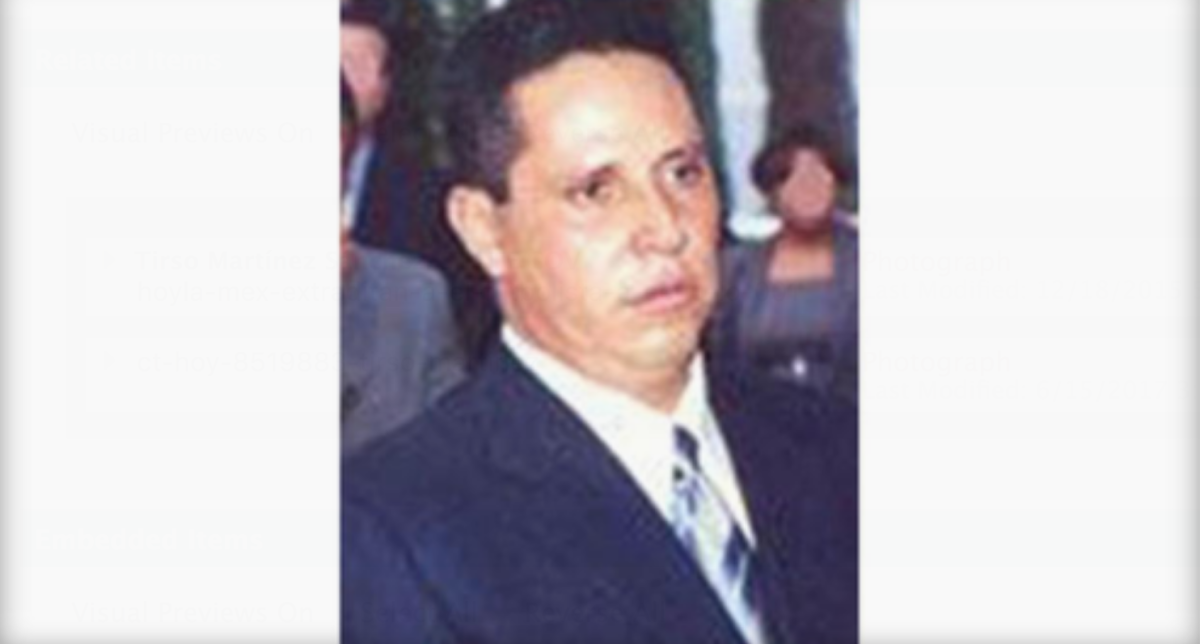 Tirso Martínez Sánchez. STATE.GOV