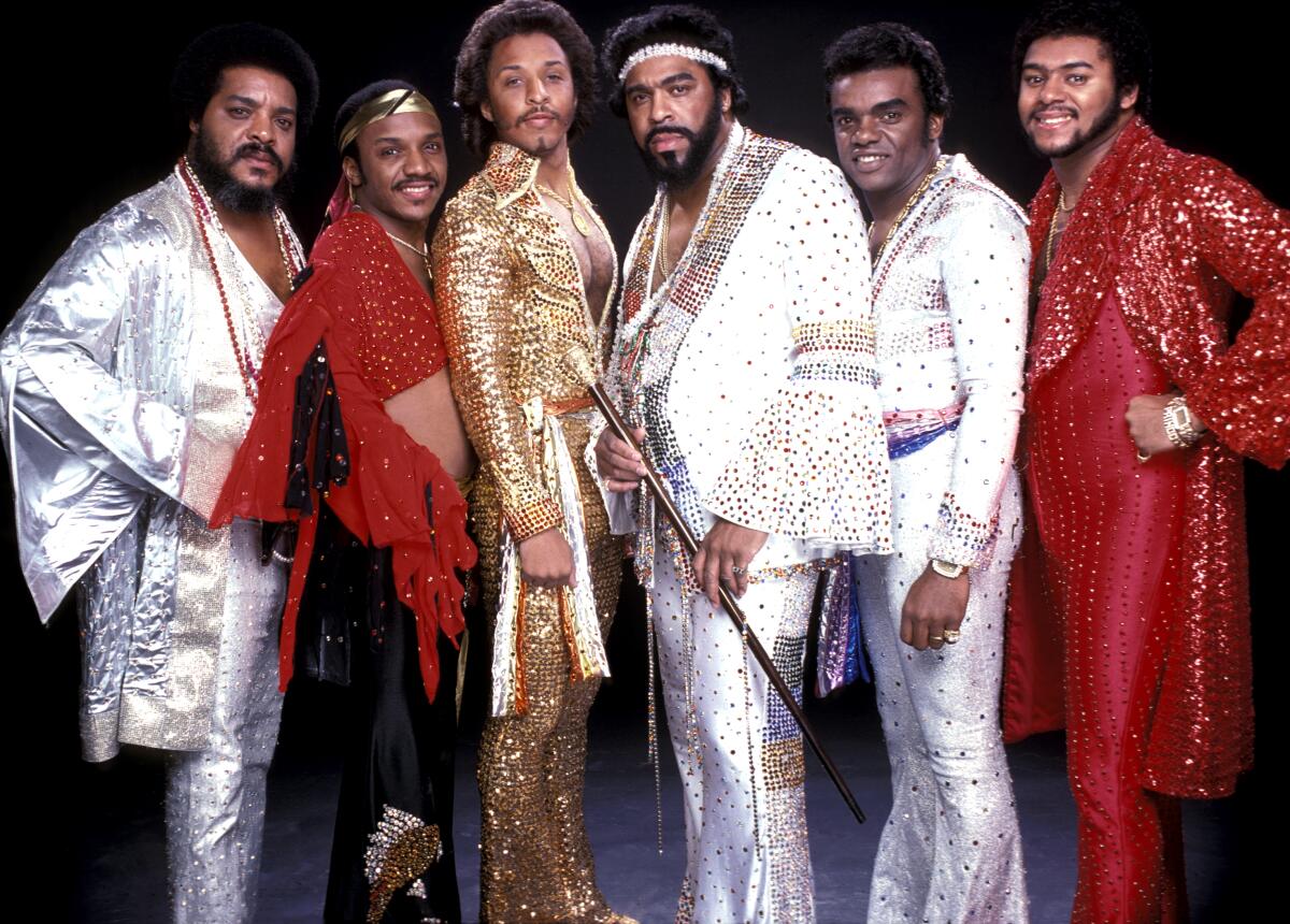 A six-member R&B group in 1978.