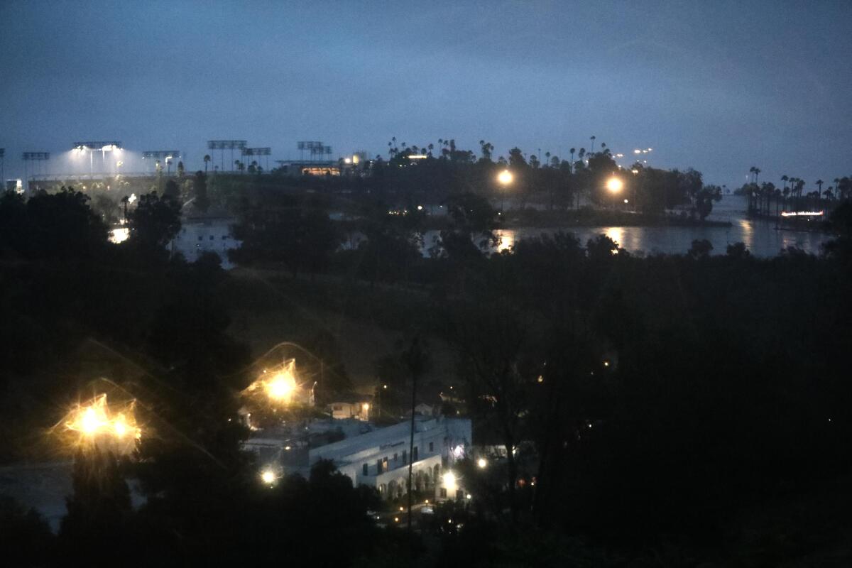 Did Dodger Stadium flood? Viral photo from Tropical Storm Hilary