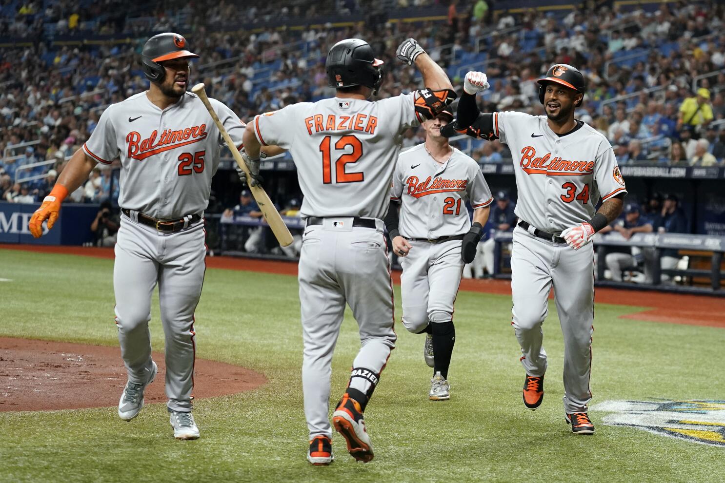 Hicks homers and drives in 4 as the Orioles beat the Rays 8-6