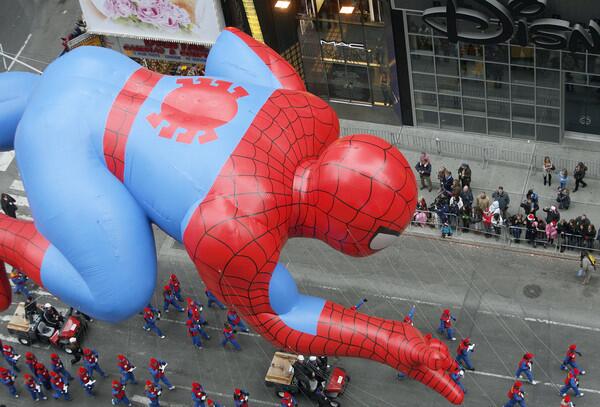 Spider-Man in Times Square