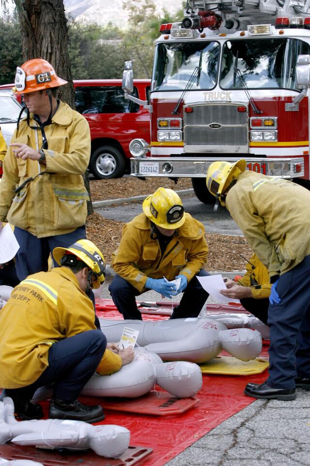 Photo Gallery: Pasadena Fire Dept. Mass Casualty Incident Drill