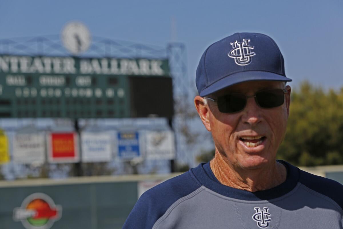 UC Irvine Coach Mike Gillaspie's is known for his "small ball" tactics which push his players to steal bases, sacrifice bunts and find ways to advance the runner. He just thinks of those things as "details."