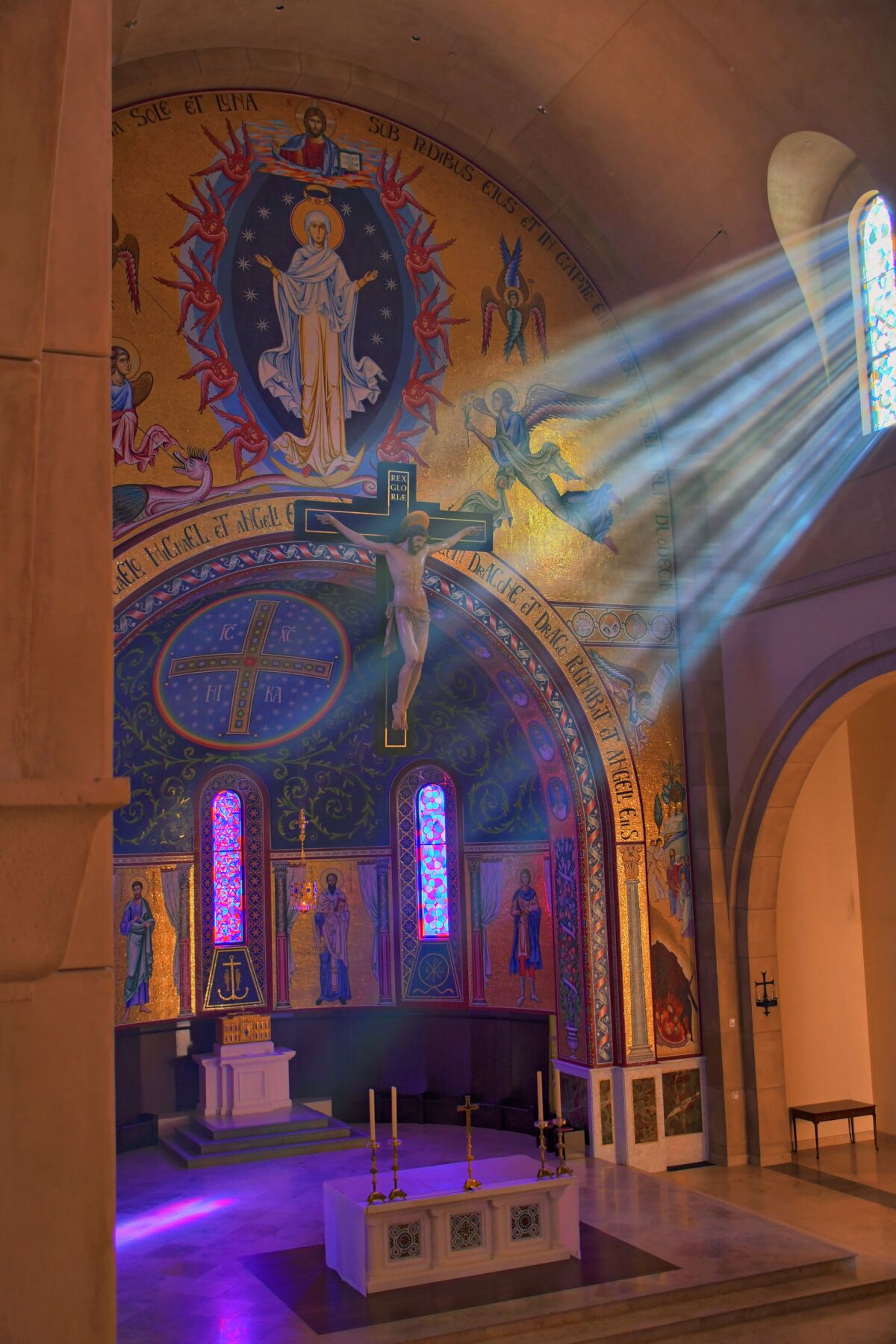 St. Michael's Abbey on Silverado Canyon Road.