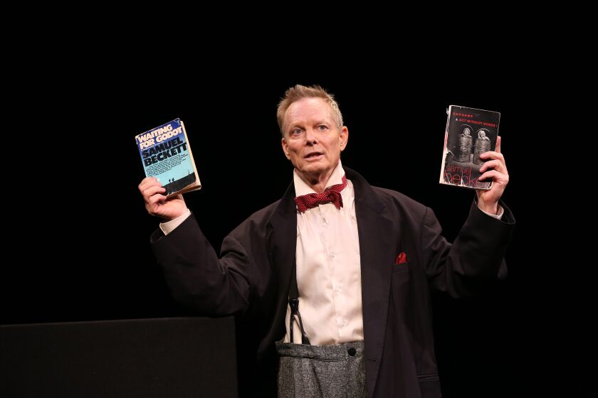 Bill Irwin in “On Beckett,” which will be part of Center Theatre Group’s 2019 – 2020 season at the Kirk Douglas Theatre. Conceived and performed by Irwin, “On Beckett” runs September 13 through October 27, 2019. For season tickets and information, please visit CenterTheatreGroup.org or call (213) 972-4444. Media Contact: CTGMedia@CTGLA.org / (213) 972-7376. Photo by Carol Rosegg.