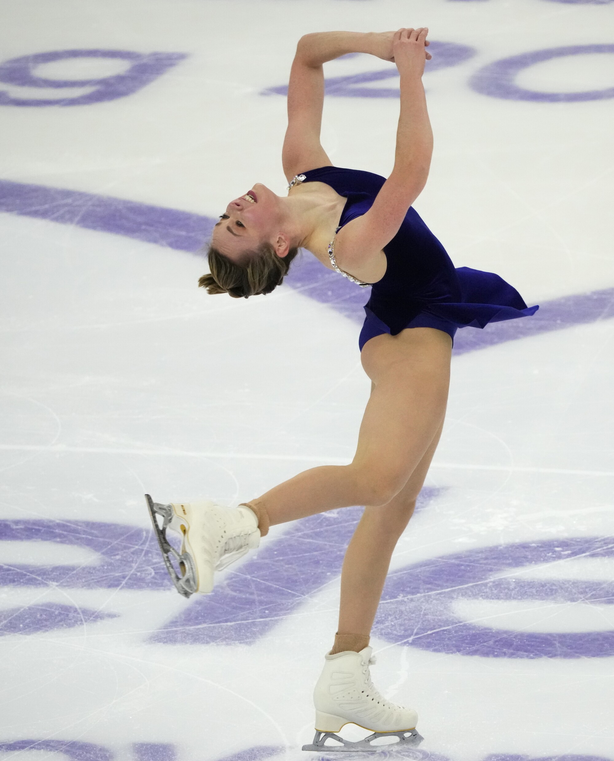 Mariah Bell competes during an ISU Grand Prix of Figure Skating even in Sochi, Russia, on Nov. 26.
