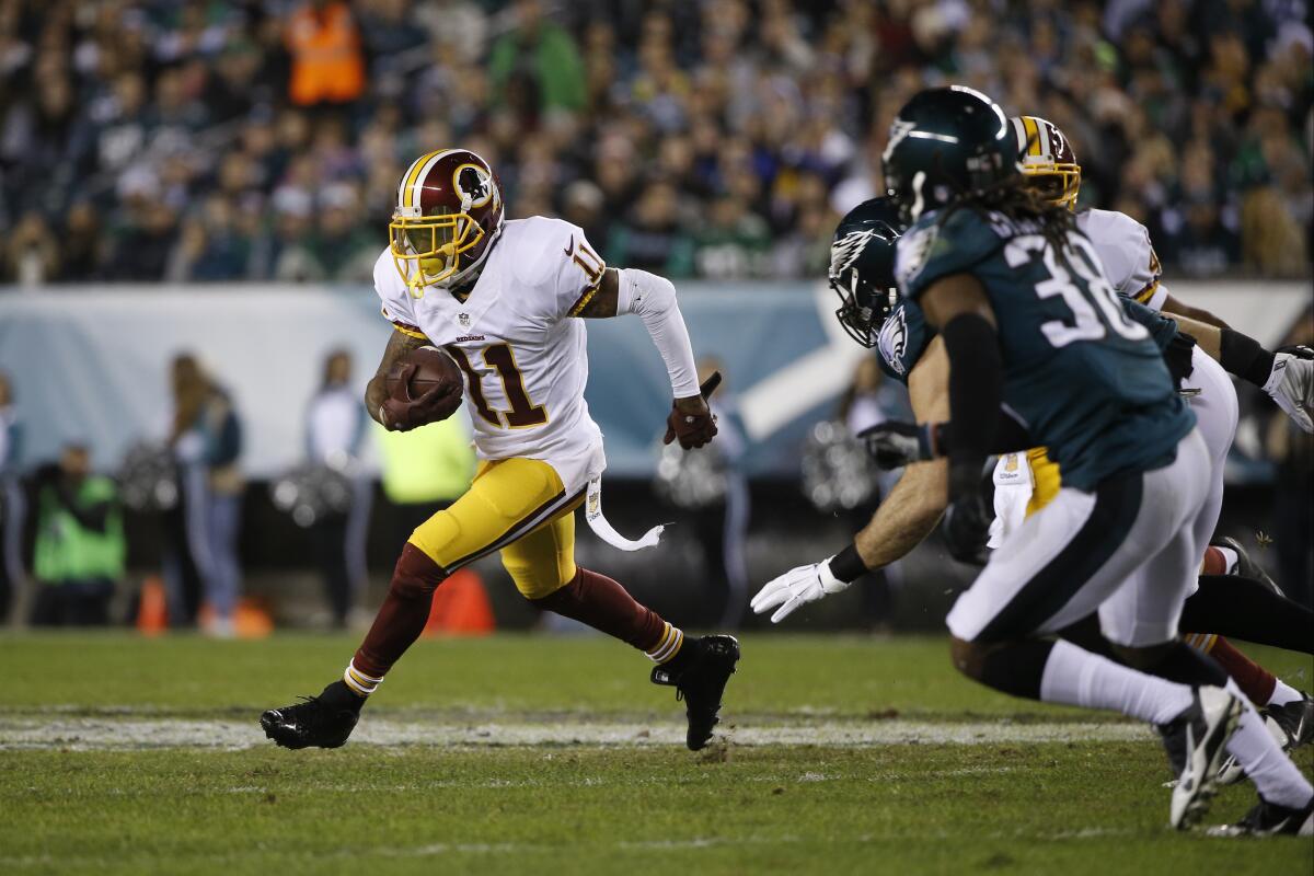 Washington Redskins' DeSean Jackson against the Philadelphia Eagles.