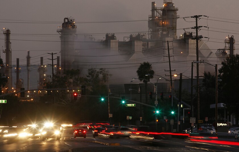 ExxonMobil was fined $120,000 for filing late and inaccurate data on emissions at its Torrance refinery.