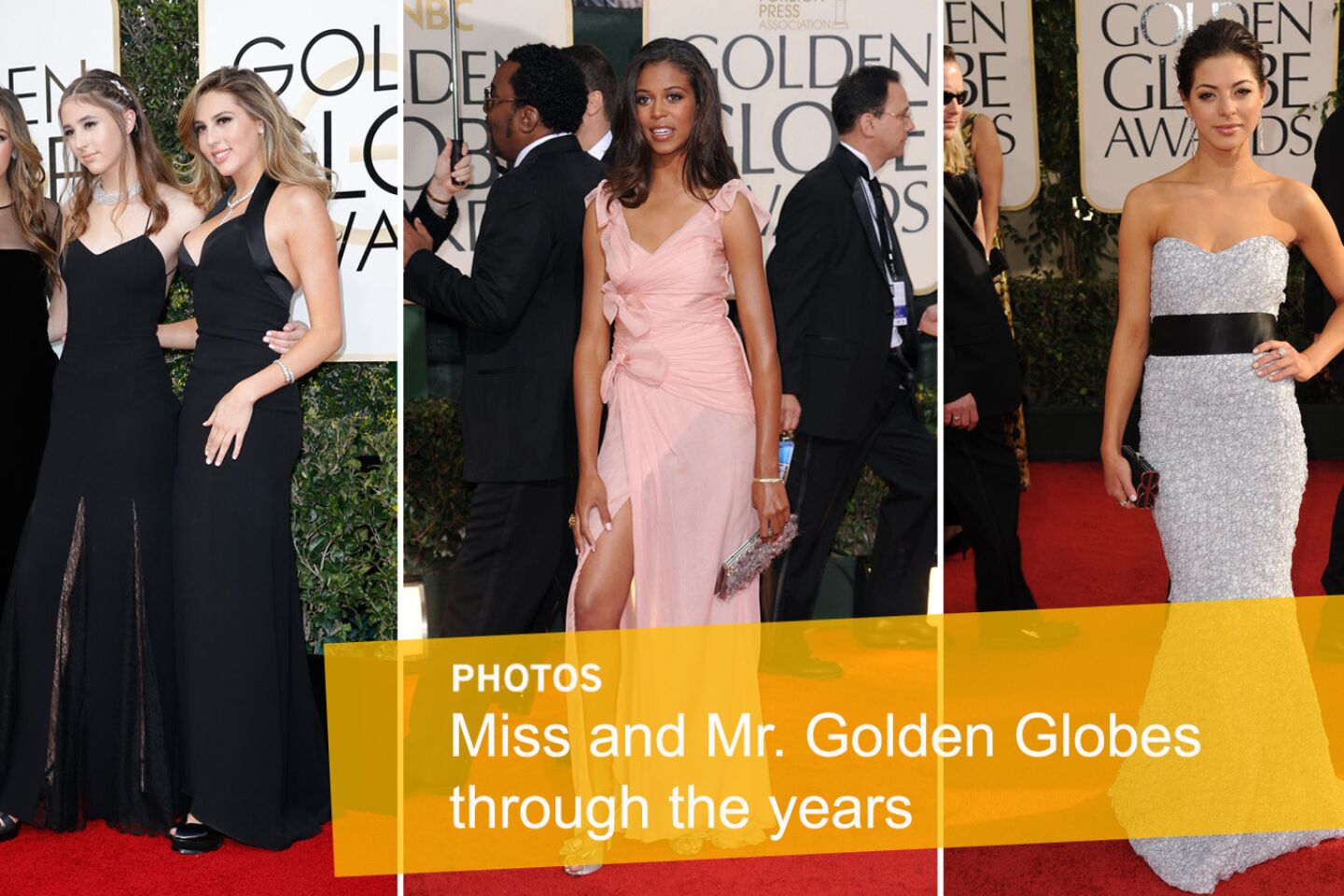 Miss and Mr. Golden Globe through the years