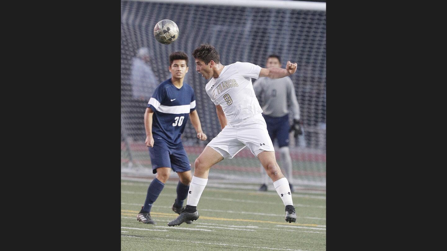 Photo Gallery: St. Francis vs. Loyola in Mission League soccer