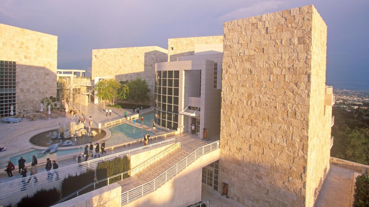 The Getty Center, clad in its travertine.