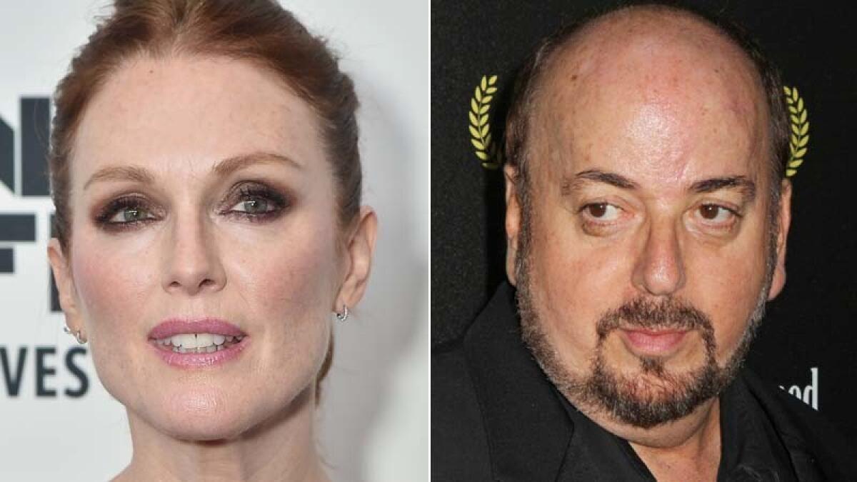 Actress Julianne Moore alleges writer-director James Toback approached her twice to audition for him at his apartment.