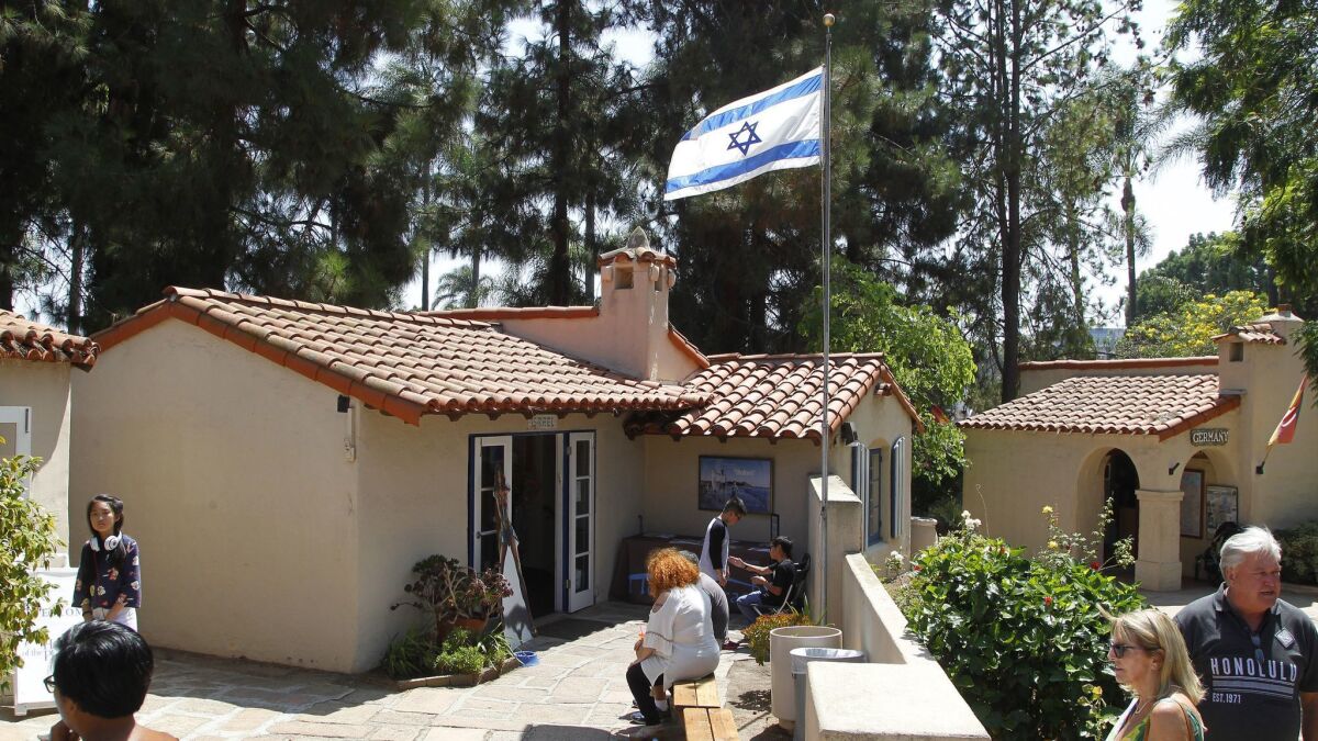 The cottage currently assigned to the House of Israel was originally the House of Mexico in the 1930s.