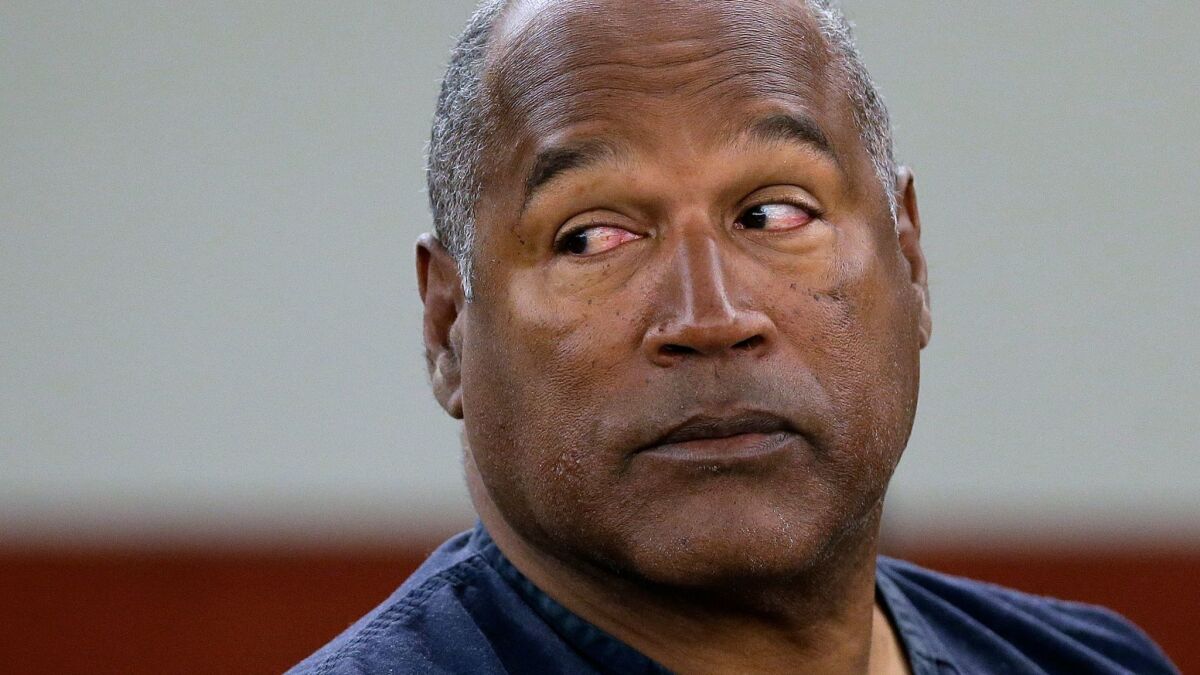 O.J. Simpson appears in court in 2013.