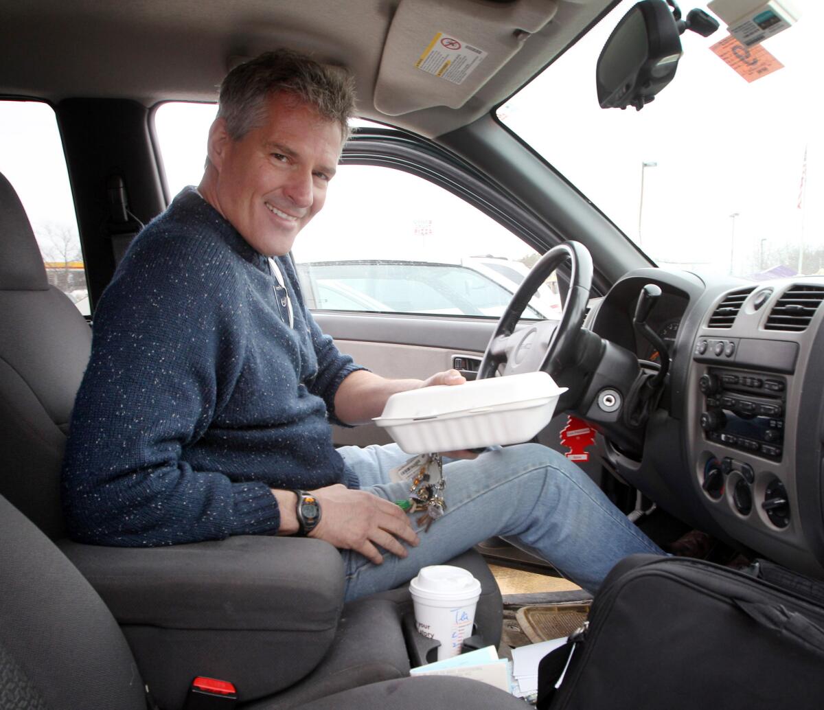 Former Massachusetts Sen. Scott Brown, seen in this file photo from March, easily won the Republican nomination for the U.S. Senate seat from New Hampshire.