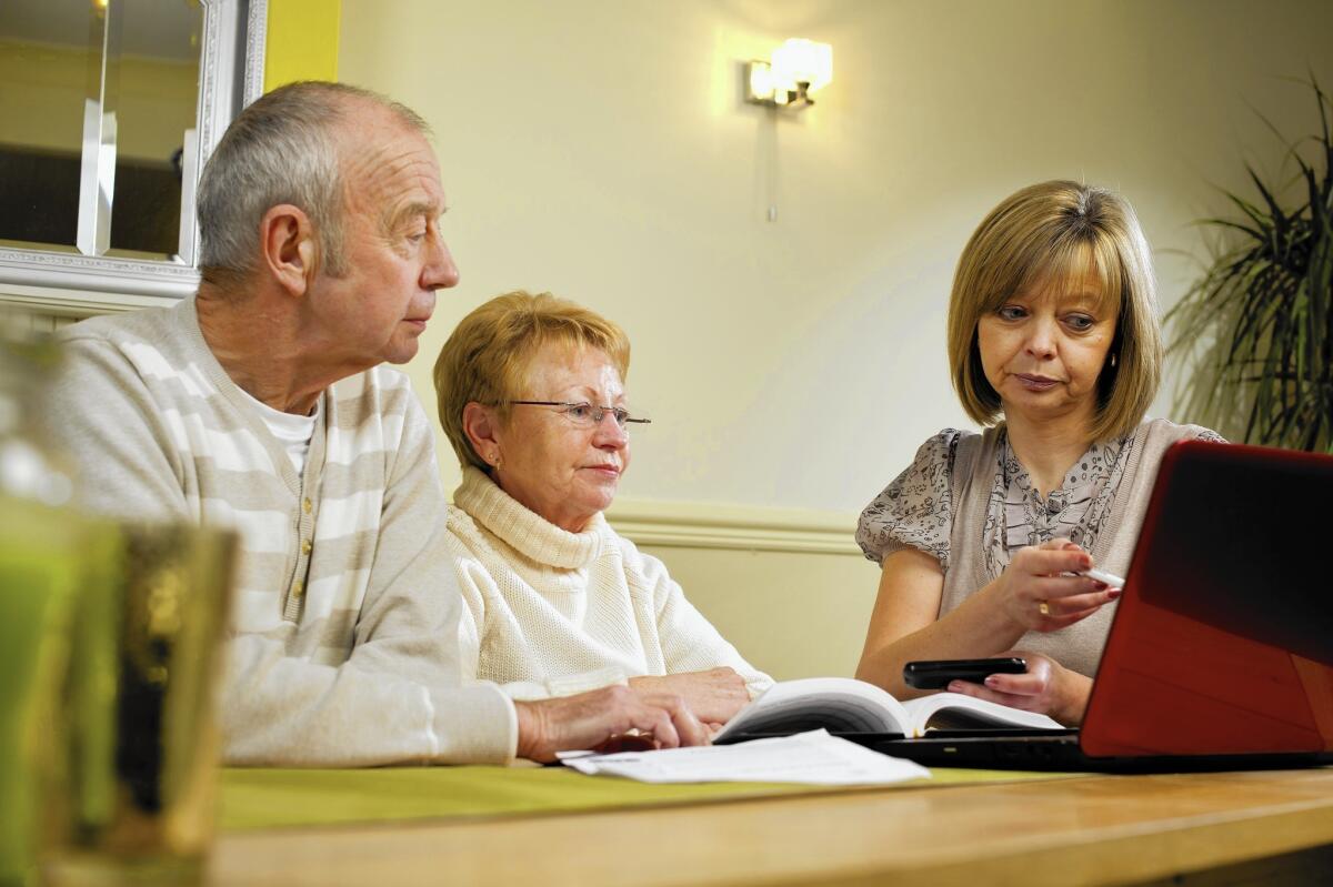 A financial advisor can help older homeowners understand the intricacies of a reverse mortgages.