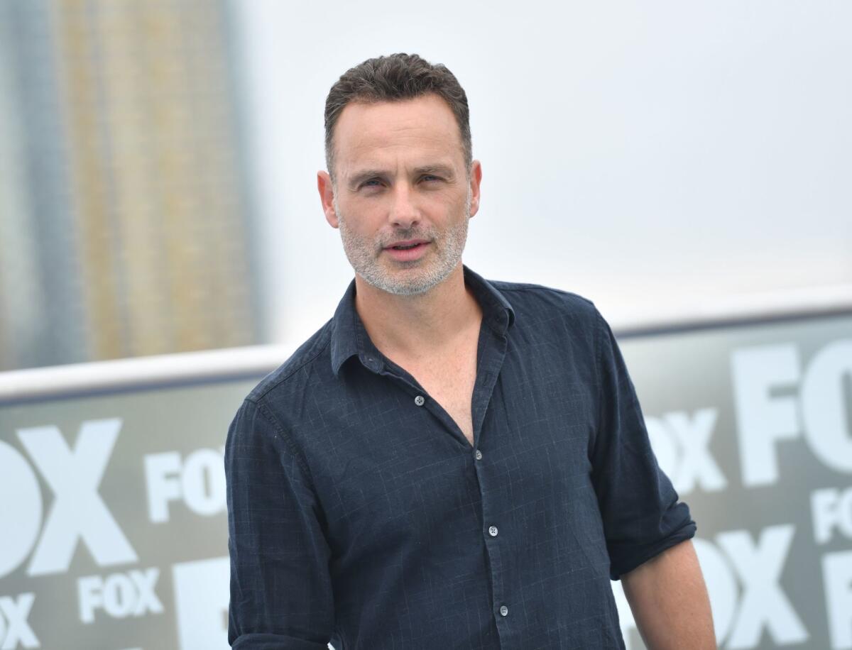 Andrew Lincoln a su paso por la alfombra de "The Walking Dead" en Comic-Con International 2018 de San Diego, California.