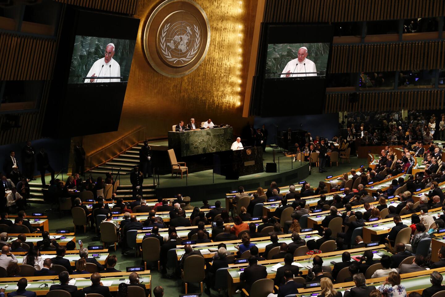 Pope Francis at United Nations
