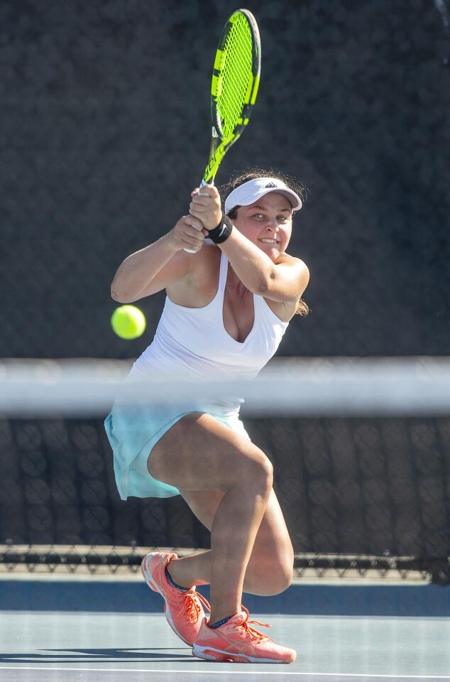 Photo gallery: Corona del Mar vs. Palos Verdes in girls’ tennis