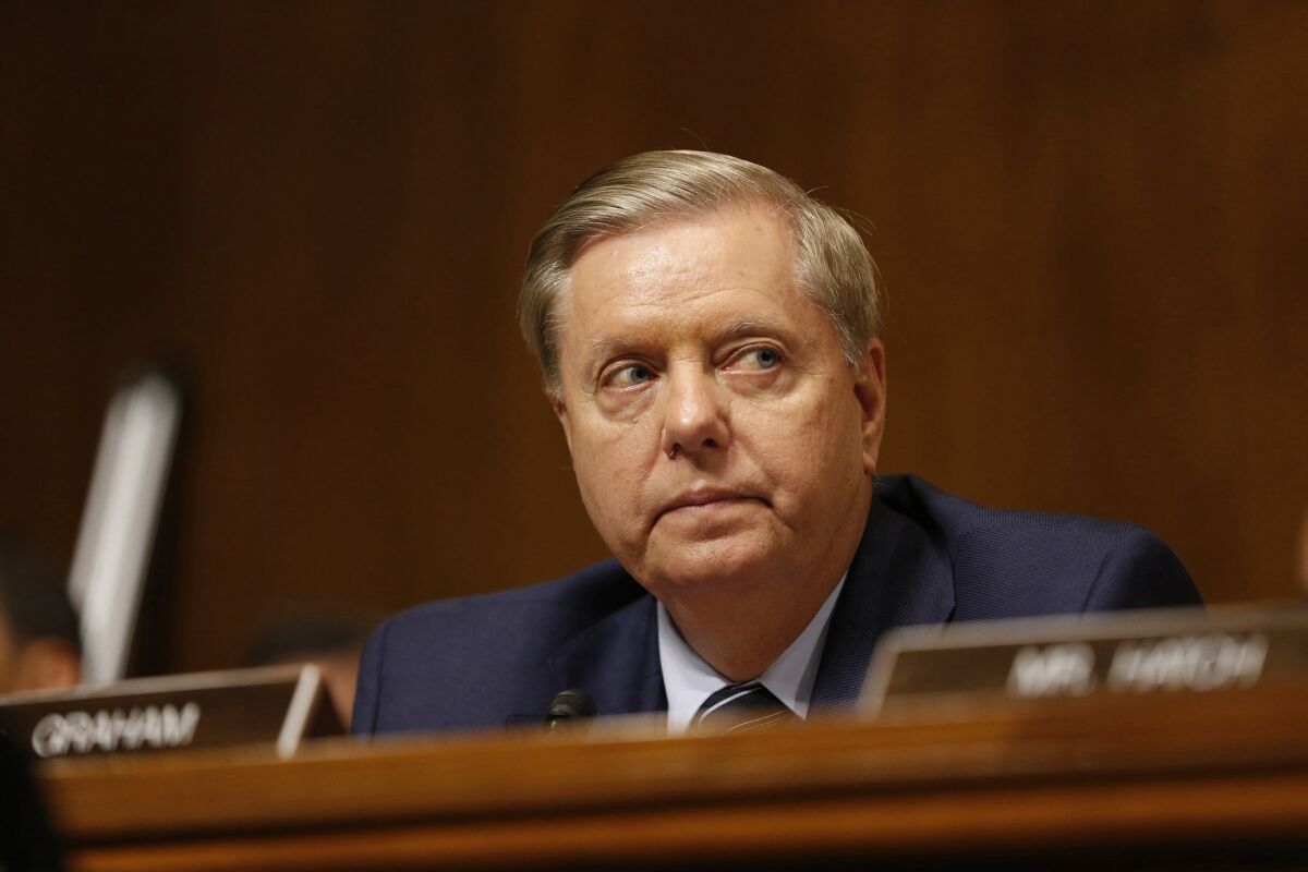 Senate Judiciary Committee Chairman Lindsey Graham (R-S.C.) on Capitol Hill in 2018.