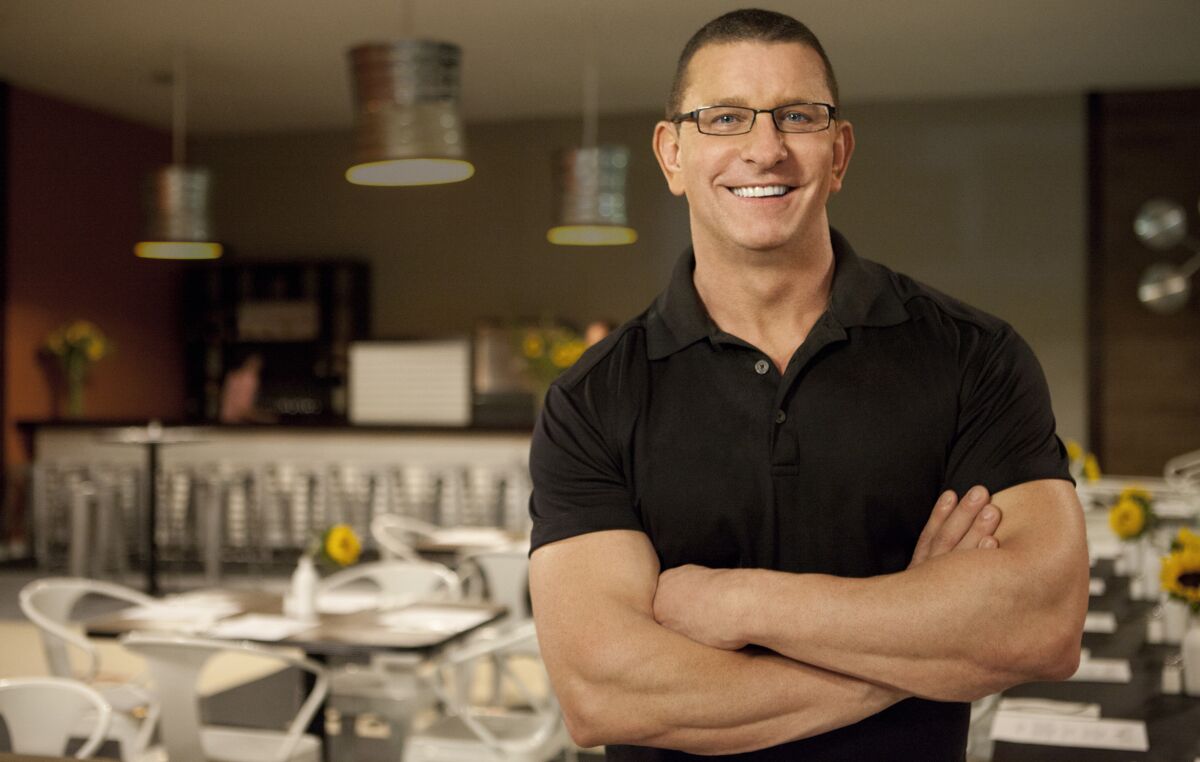 Robert Irvine in the season premiere of "Restaurant Impossible" on Food Network.
