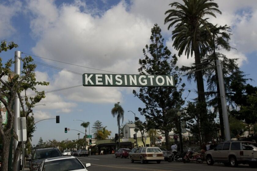 The Kensington street signs
