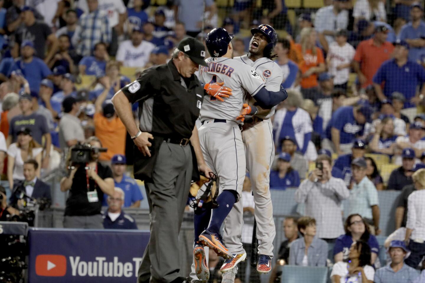 Astros even World Series with fightback over Dodgers in wildly dramatic Game  2, World Series
