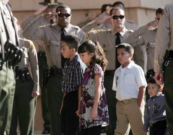 Escalante funeral - mourners