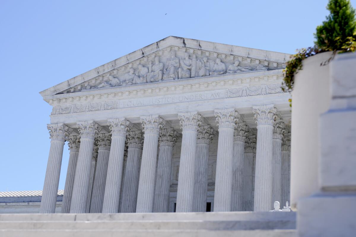 Foto de la Corte Suprema de Estados Unidos en Washington el 1 de julio del 2024.
