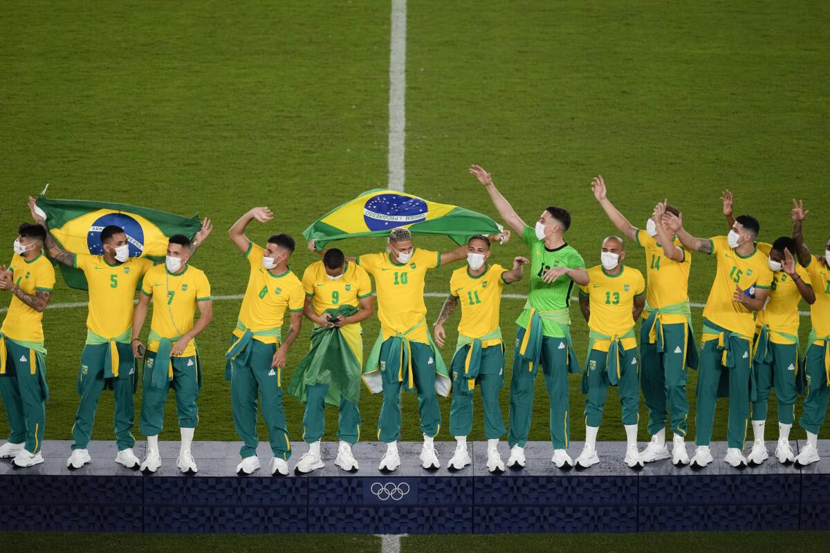 Brazilian Olympic Committee criticizes national soccer team - The San Diego  Union-Tribune