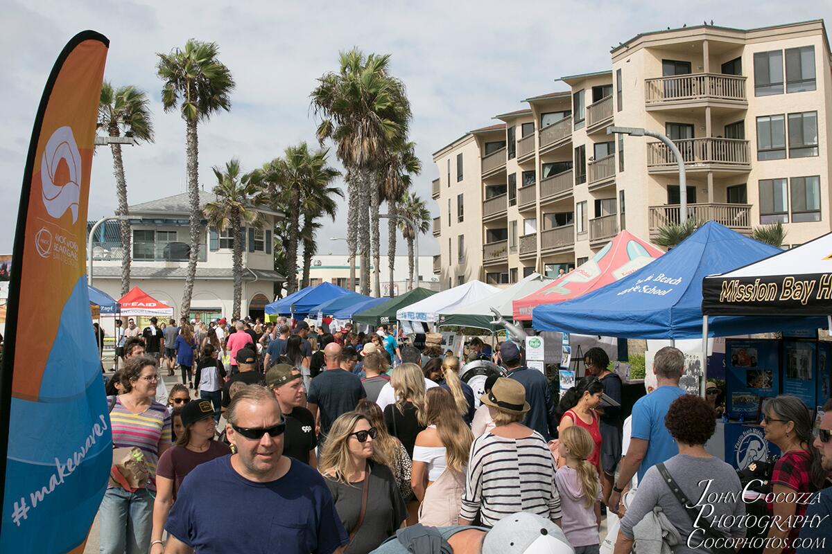 The annual Pacific Beachfest, held along the PB Boardwalk from Felspar Street to Thomas Street, is set for Saturday, Oct. 2.