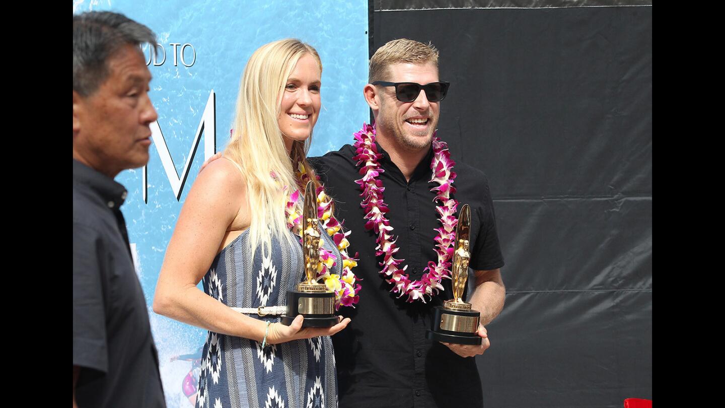 Bethany Hamilton and Mick Fanning Go into Surfers' Hall of Fame