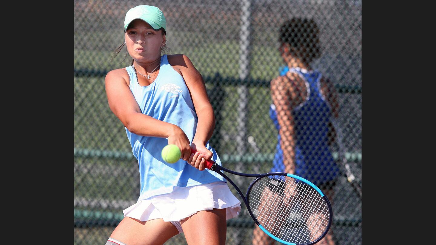 Photo Gallery: Burbank vs. Crescenta Valley girls' tennis