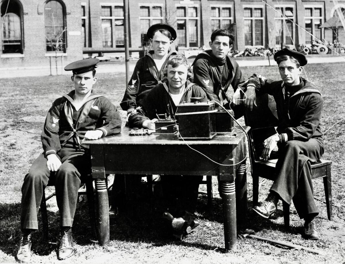 Early Navy wireless telegraph operators