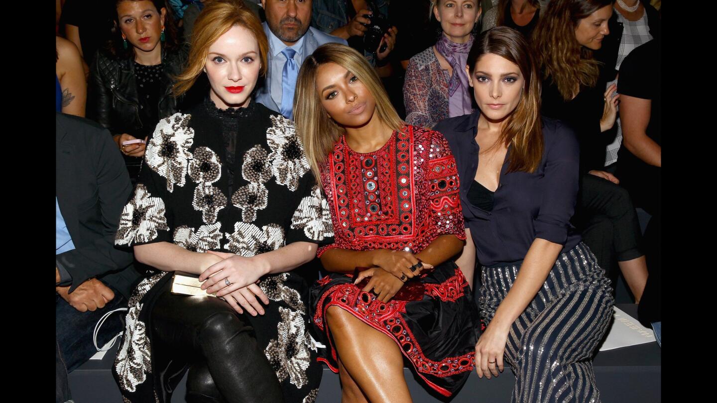 Celebs at NYFW spring 2016